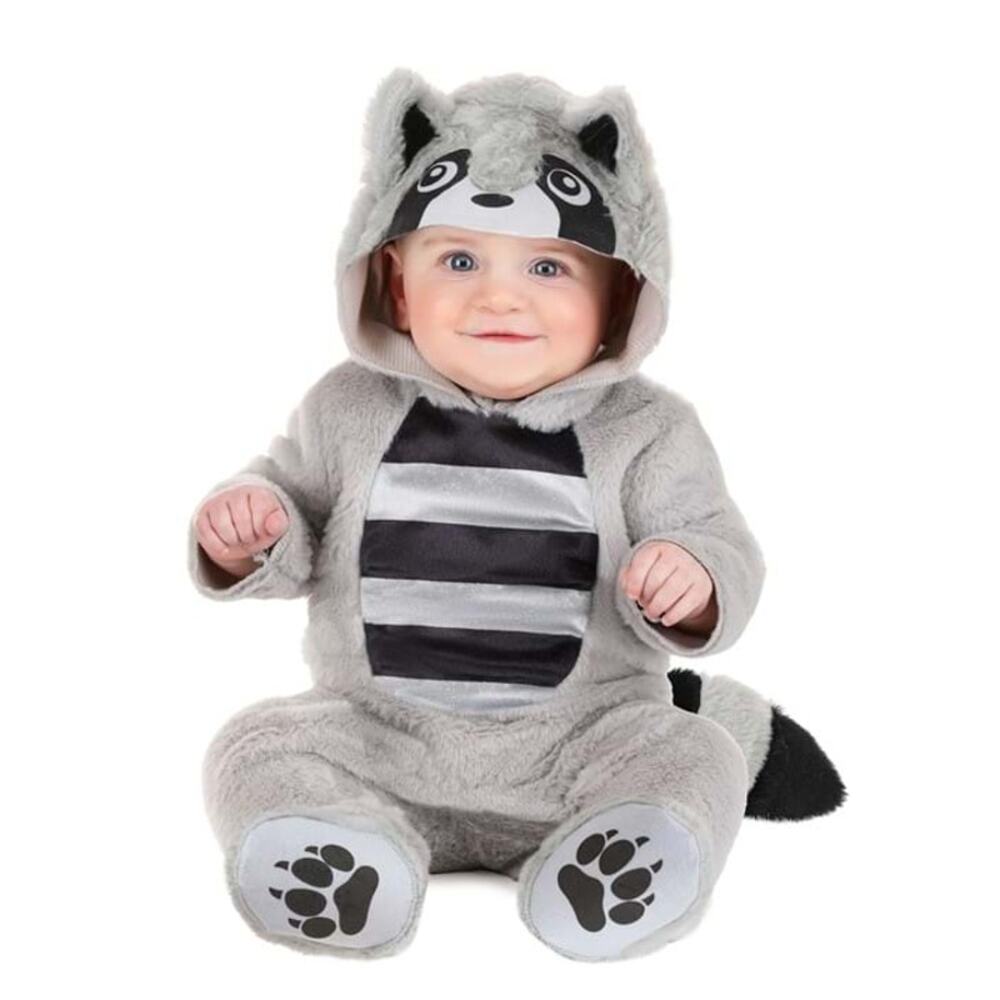 NWT‎ Baby Infant plush raccoon costume 6-9mo